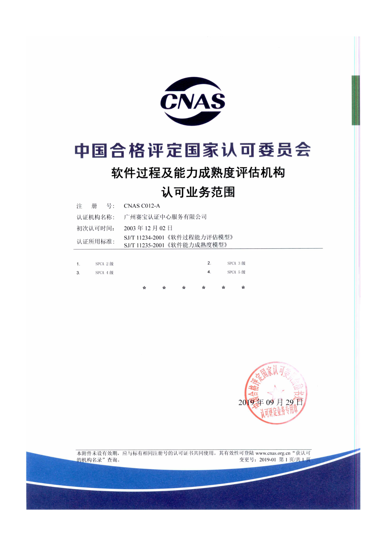 CNAS-软件过程及能力成熟度评估机构认可证书-2.png